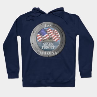 USS Arizona Never Forget Hoodie